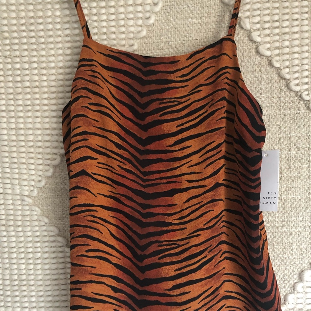Ten Sixty Sherman Tiger Print Cami Top